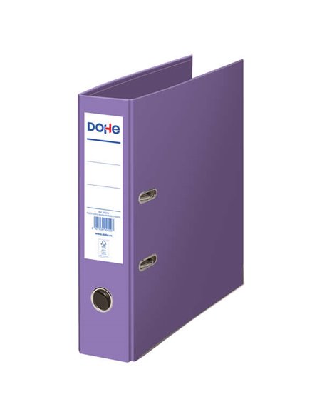 Classeur Dohe Ecofile - 320 x 285 mm - Carton rigide doublé de papier offset imprimé - Œillet, Rado, porte-cartes adhésif - Coin