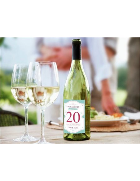 Etiquette avery blanc 12x9cm pour bouteille jet d encre paquet de 40.