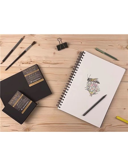 Carnet spirale paysage goldline a4 papier blanc 21x29,7cm140gr 64f.