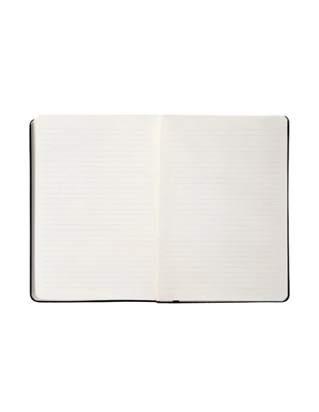 Carnet a4 antartik notes lignecouverture rigide fermeture elastique 100 pages 80gr coloris noir.