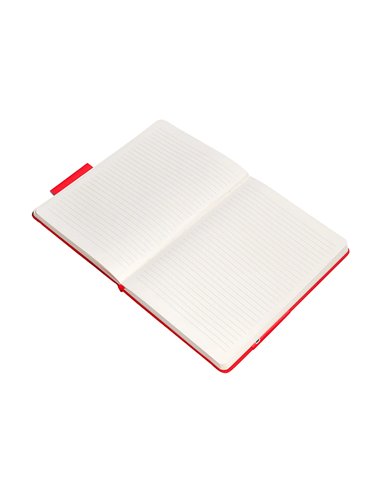 Carnet a4 antartik notes lignecouverture rigide fermeture elastique 100 pages 80gr coloris rouge.