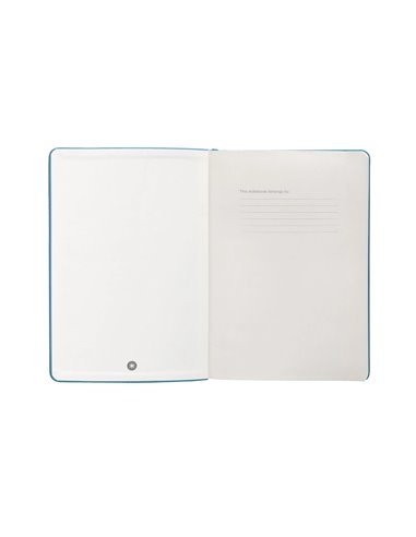 Carnet a4 antartik notes lignecouverture rigide fermeture elastique 100 pages 80gr coloris bleu ciel.