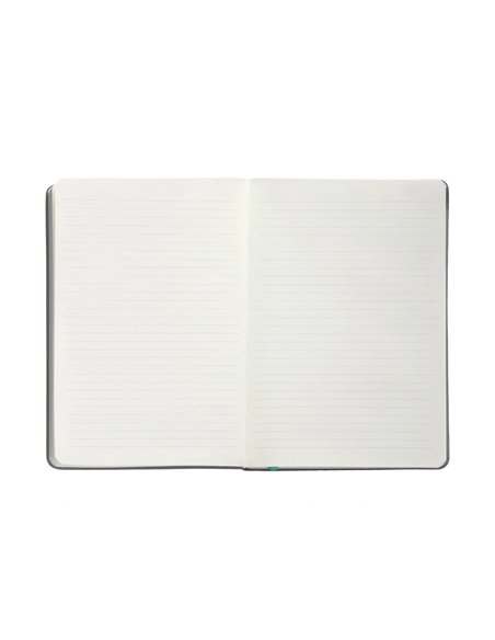 Carnet a4 antartik notes lignecouverture rigide fermeture elastique turquoise 100 pages 80gr coloris gris.