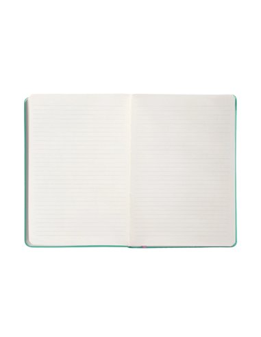 Carnet a4 antartik notes lignecouverture rigide fermeture elastique rose 100 pages 80gr coloris turquoise.