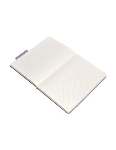 Carnet a4 antartik notes lignecouverture rigide fermeture elastique jaune 100 pages 80grcoloris lilas.