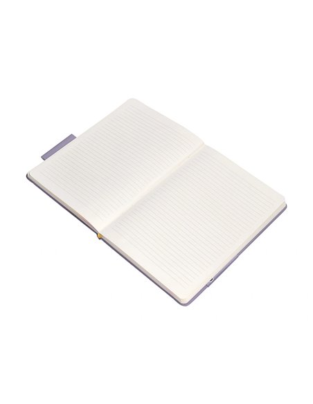 Carnet a4 antartik notes lignecouverture rigide fermeture elastique jaune 100 pages 80grcoloris lilas.