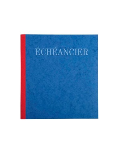 Manifold exacompta piqué 190x210mm 80 pages échéancier.