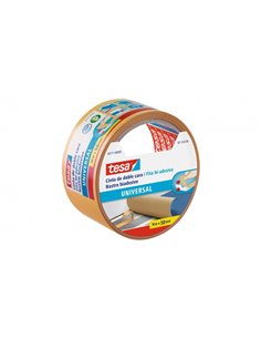 Ruban adhésif double face universel Tesa 50 mm x 10 mètres – Pour la fixation de tapis sur différentes surfaces – Pour travaux m