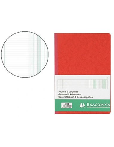 Manifold exacompta piqué a4 210x297mm 32 lignes 80 pages journal folioté.