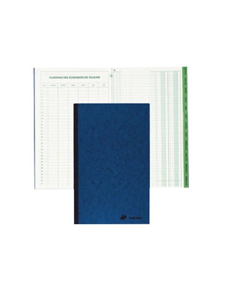 Manifold exacompta piqué 195x320mm 80 pages recettes dépenses.