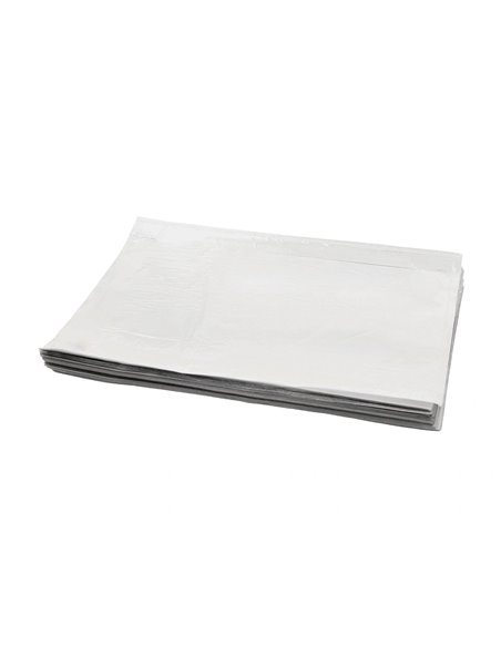 Pochette porte-documents q-connect auto-adhesive transparente 225x165mm paquet 100 unites.