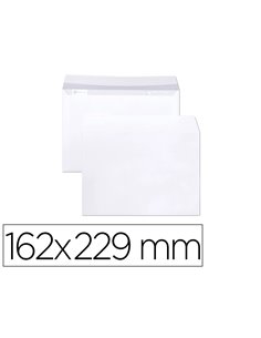 Enveloppe blanche clairefontaine bande de protection 90g 162x229mm blanche boite de 250 unites.