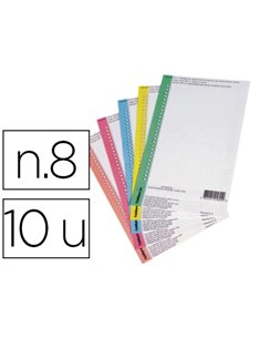 Étiquette l'oblique az nº8 pour dossiers suspendus armoire bristol coloris assortis pack 10 planches 270 unités.