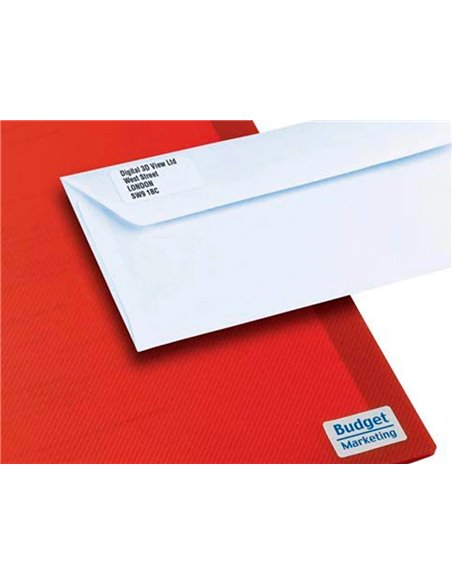Etiquette autocollante avery adresse recyclee laser blanc 38,1 x 21,2mm boite de 975.