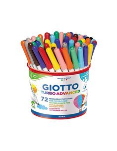 Feutre coloriage giotto turbo advanced pot de 72. 2