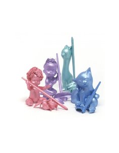 Peinture acrylique tcolours nacree prete a l emploi assortiment de 4 flacons de 250 ml coloris assortis. 2