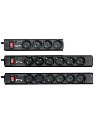 Multiprise eaton parafoudre 4 connecteurs etn 264x42x52mm.