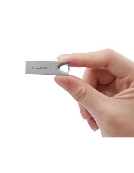 Clé usb q-connect 2.0 premium 32gb vitesse lecture 13mb/s écriture 3.5mb/s.