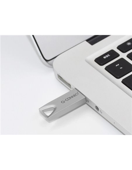 Clé usb q-connect 2.0 premium 32gb vitesse lecture 13mb/s écriture 3.5mb/s.