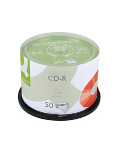 Cd-r q-connect 700mb 80min tour 50 unités. 2