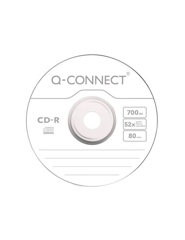 Cd-r q-connect 700mb 80min tour 50 unités.