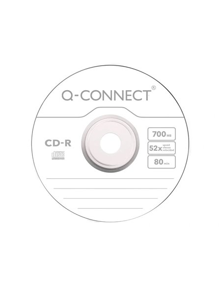 Cd-r q-connect 700mb 80min tour 50 unités.