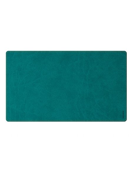 Sous-main rhodiarama souple simil cuir paon velout 60x35 cm.