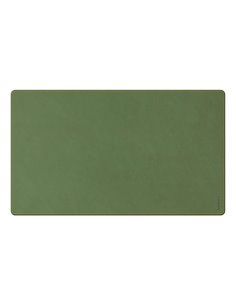 Sous-main rhodiarama souple simil cuir sauge velout 60x35 cm. 2