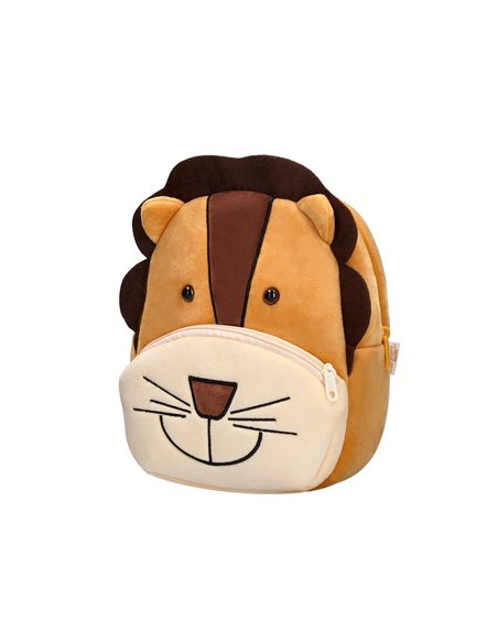 Sac a dos liderpapel baby finition peluche lion 260x100x240mm.