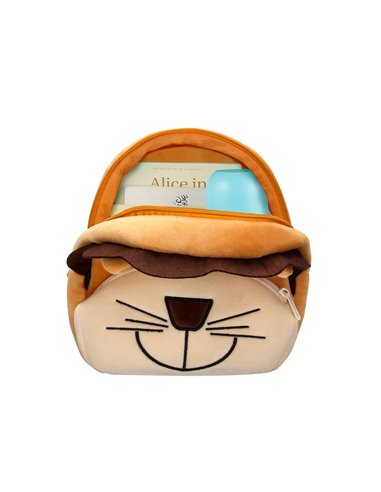 Sac a dos liderpapel baby finition peluche lion 260x100x240mm.