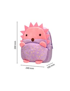 Sac a dos liderpapel baby finition peluche herisson 260x100x240mm. 2