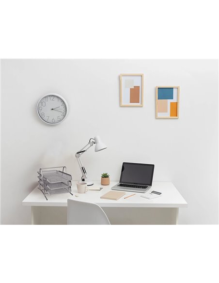 Corbeille à courrier q-connect maille métallique documents a4 350x278x275mm coloris gris set 3 unités.