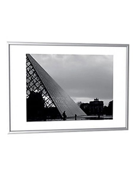 Cadre décoration paperflow a3 coloris aluminium.