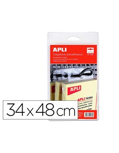 Crochet de suspension auto-adhesif apli agipa attaches plastique format 34x48cm blister 100 unites.