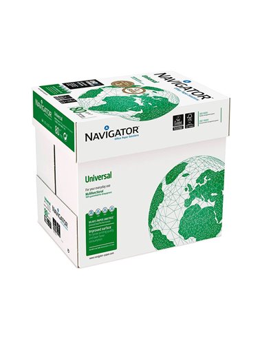 Papier navigator multifonction universal a3 80g blancheur 169 opacité 95 rigidité 120 qualité supérieure 500 feuilles.