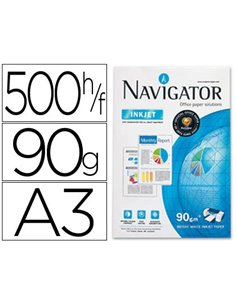 Papier navigator multifonction expression a3 90g/m2 blancheur 169 opacité 96 rigidité 120 500 feuilles.