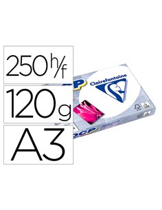 Papier clairefontaine multifonction laser couleur dcp sra3 120g/m2 blanc paquet 250 feuilles.