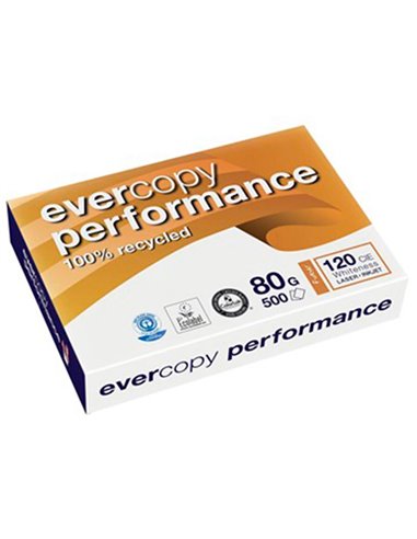 Papier clairefontaine evercopy perform multifonction laser couleur haute qualite a3 80g/m2 blanc.