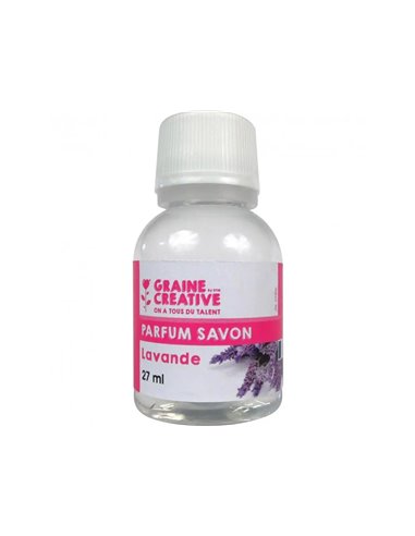 Lot parfums pour savon graine creative 3 unites jasmin rose et lavande.