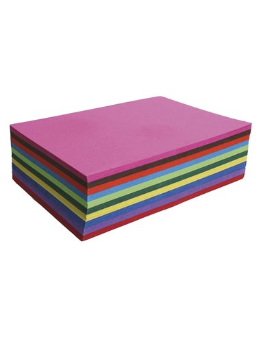 Papier dessin maildor carta cartonné 130g/m2 210x297mm coloris assortis paquet 250f.