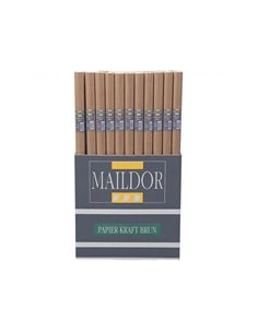 Papier kraft clairefontaine 60g coloris brun rouleau 1x50m.