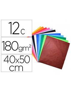 Feutrine sodertex 180gm2 1mm 400x500mm 12 coupons coloris assortis.