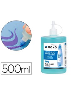 Recharge de colle tombow liquide aqua 500ml.