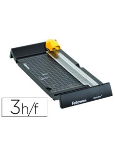 Rogneuse fellowes mini neutron a5 capacité 5f safecut réglette téléscopique a4 paysage longueur coupe 240mm.