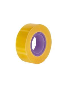 Ruban adhésif transparent Milan - Dimensions : 19 mm x 33 m - Jaune transparent
