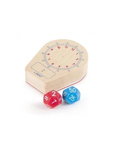 Apprentissage de l ehure et minutes akros maxi tampons quelle heure est il avec 2 des a 12 faces. 2