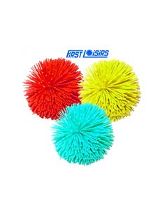 Balles d eveil firts loisirs balles araignees silicone 6 cm lot de 3 coloris assortis.