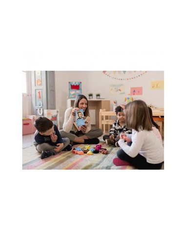 Emotiblocks premieres emotions miniland 100 combinaisons possibles interet pedagogique 18 pieces.