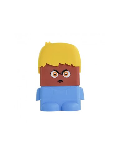 Emotiblocks premieres emotions miniland 100 combinaisons possibles interet pedagogique 18 pieces.