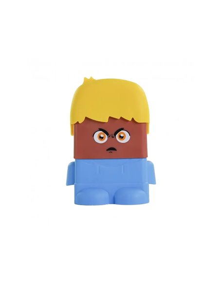 Emotiblocks premieres emotions miniland 100 combinaisons possibles interet pedagogique 18 pieces.